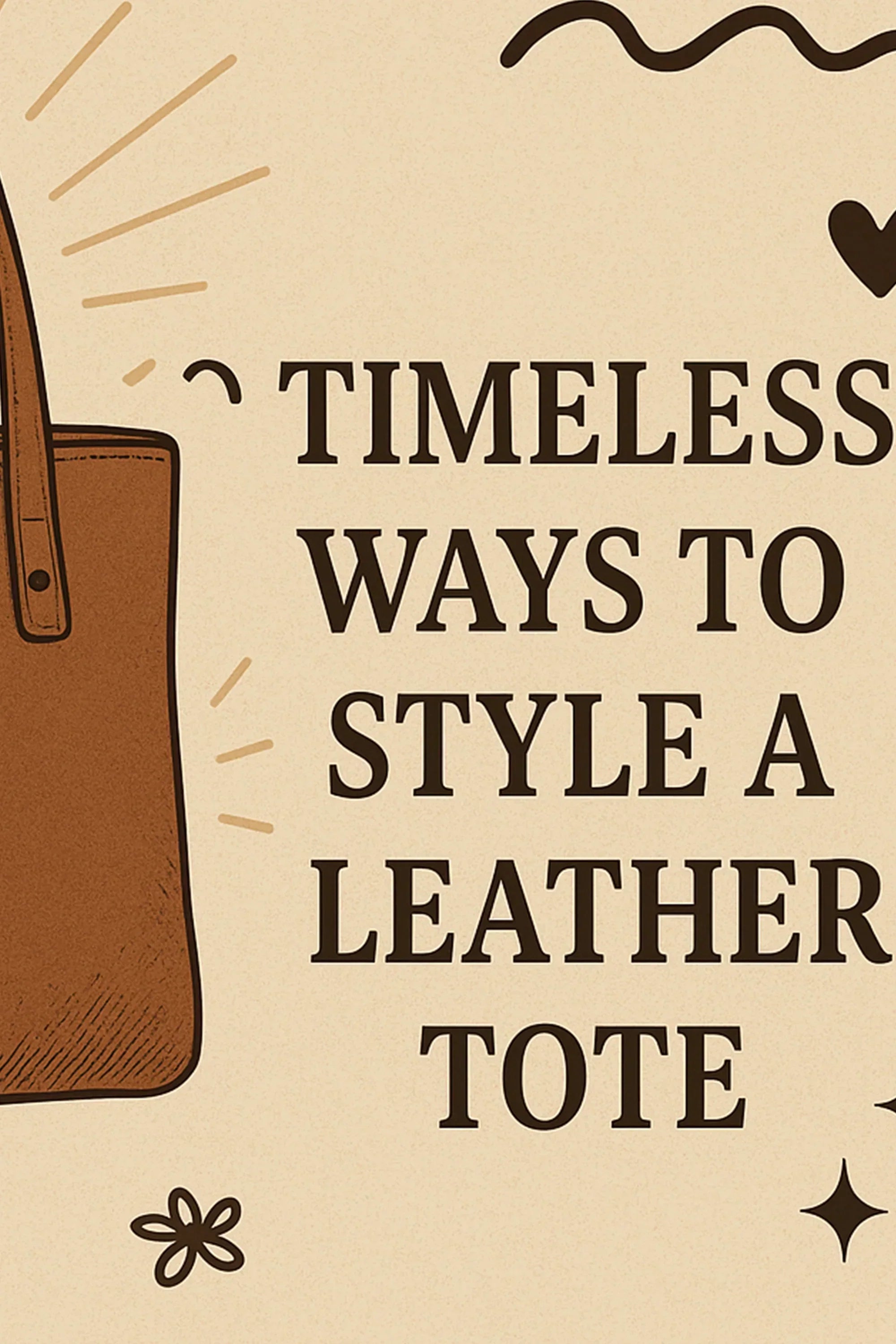 10 timeless ways to style a leather tote
