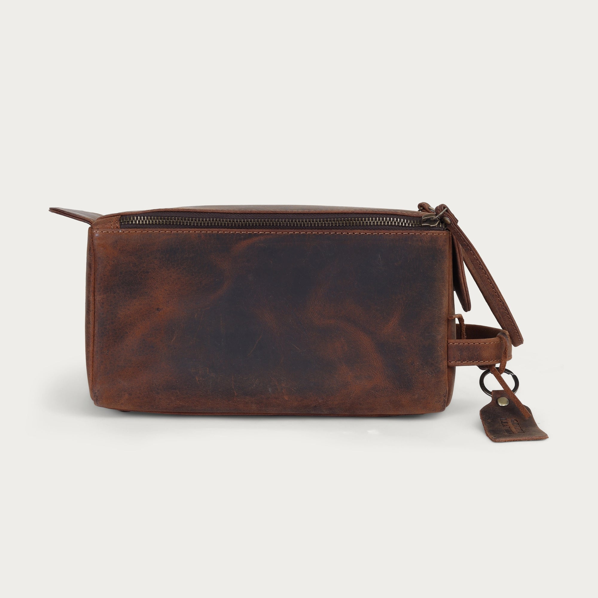 Handmade Leather Makeup Kit for Women – Personalized Toiletry Pouch | Gift for Wife or Girls