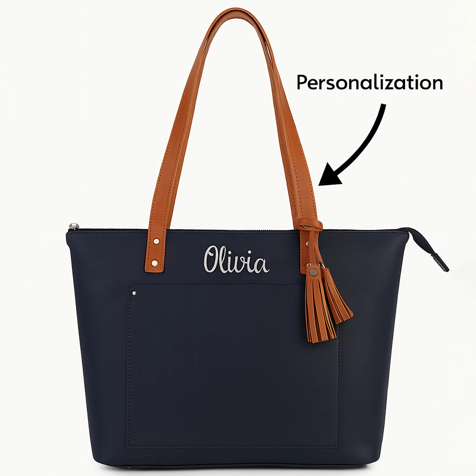 Black Leather Tote Bag – Full Grain, Handcrafted Luxury
